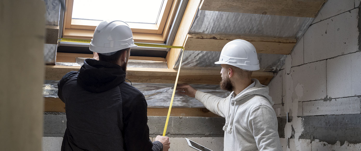 Interior designer presenting renovation project